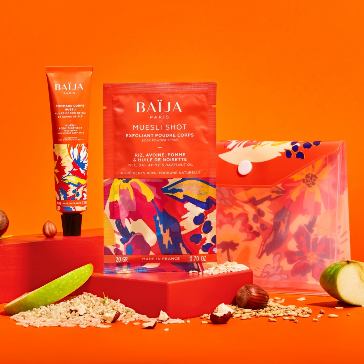 Baija My Muesli Set Coffret Soin Exfoliant et Pommade Corps
