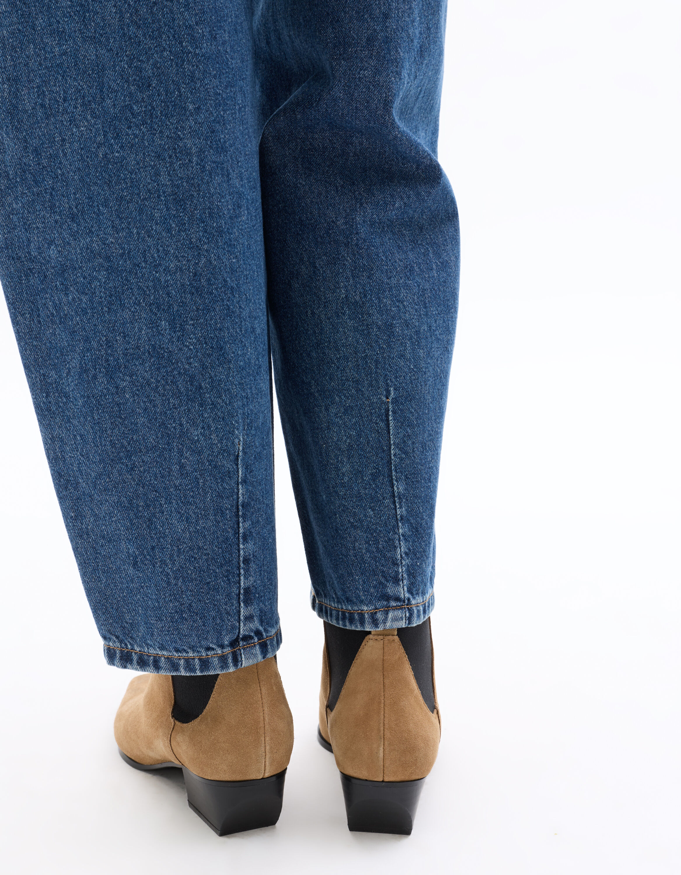 Jean barrel 100% coton - stone