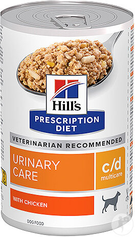 Hill's Pet Nutrition Prescription Diet C/D Multicare Canine Avec Poulet 12x370g