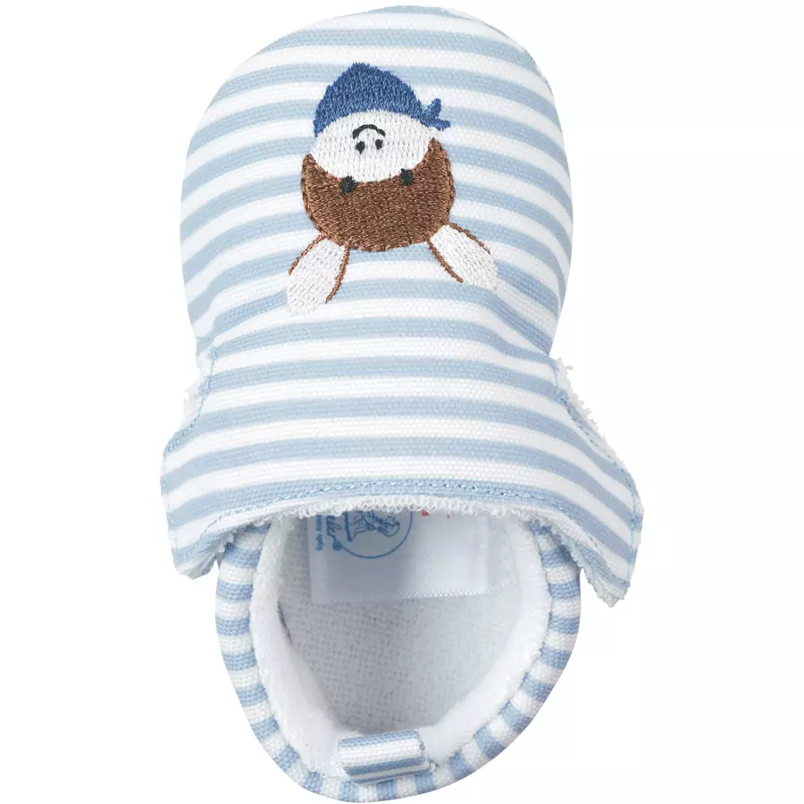 Sterntaler Baby-Krabbelschuh Emmi hellblau