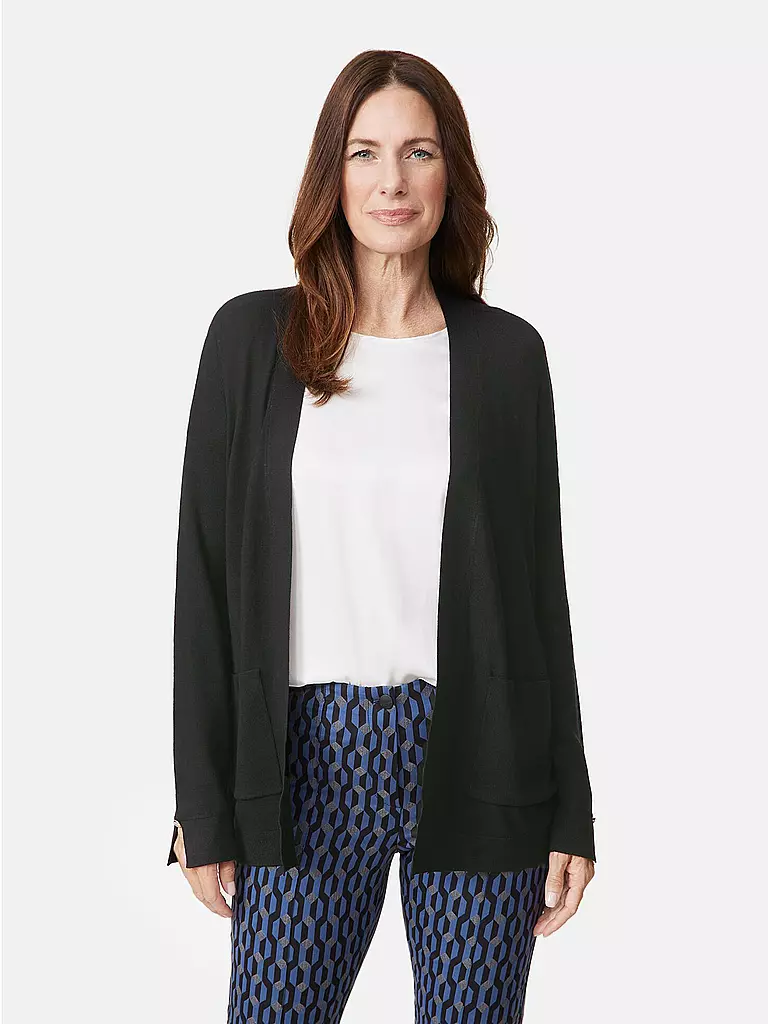 GERRY WEBER Strickjacke schwarz