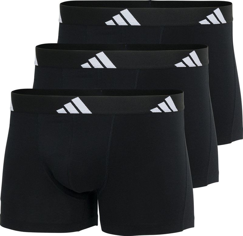 adidas - Active Flex - Boxershorts - Zwart - Katoen - Set van 3