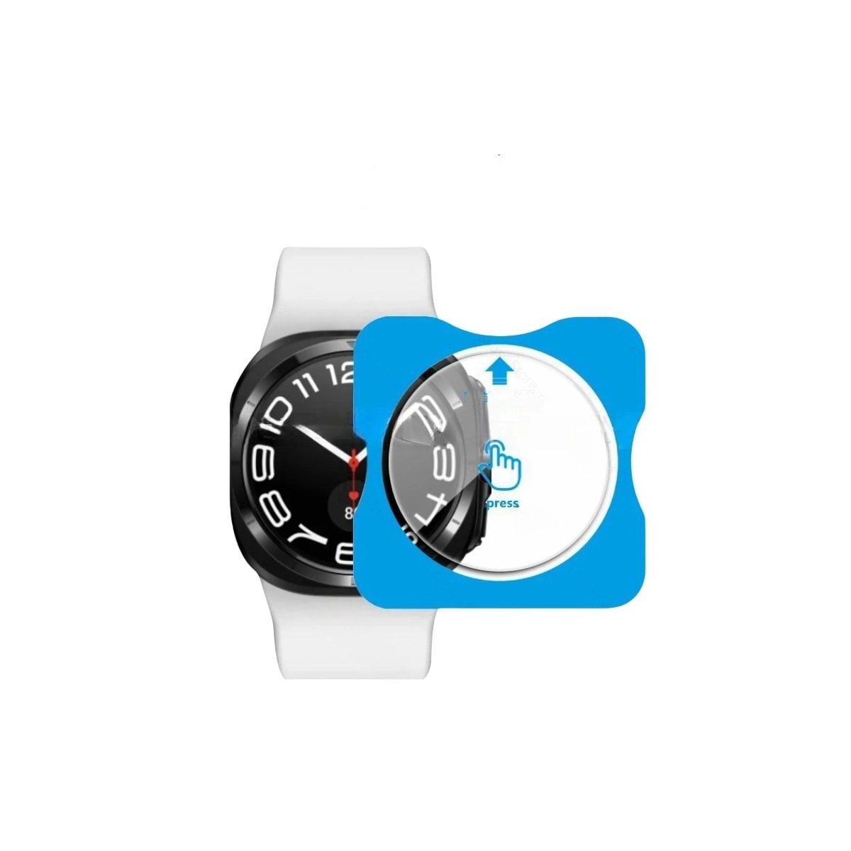 Skjermbeskytter i herdet glass for Samsung Galaxy Watch (2-pack) Samsung Galaxy Watch 6 40mm