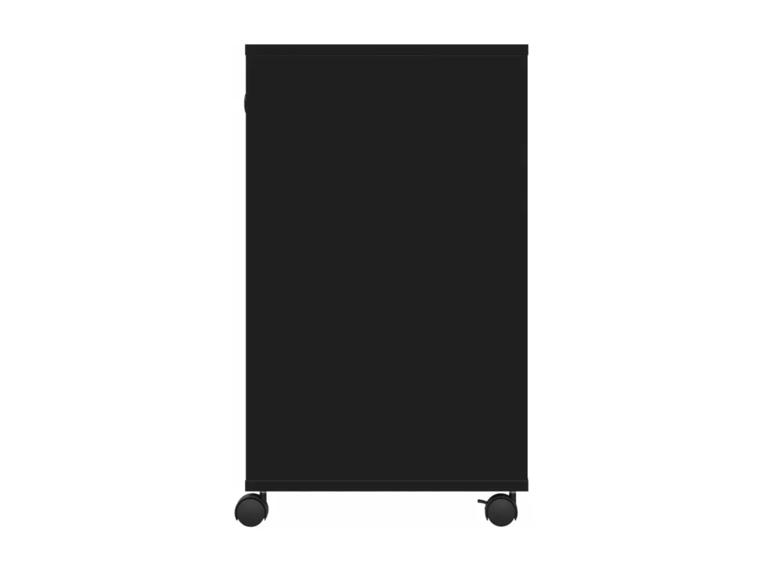 Support d'imprimante avec roulettes noir 60x40x68,5 cm