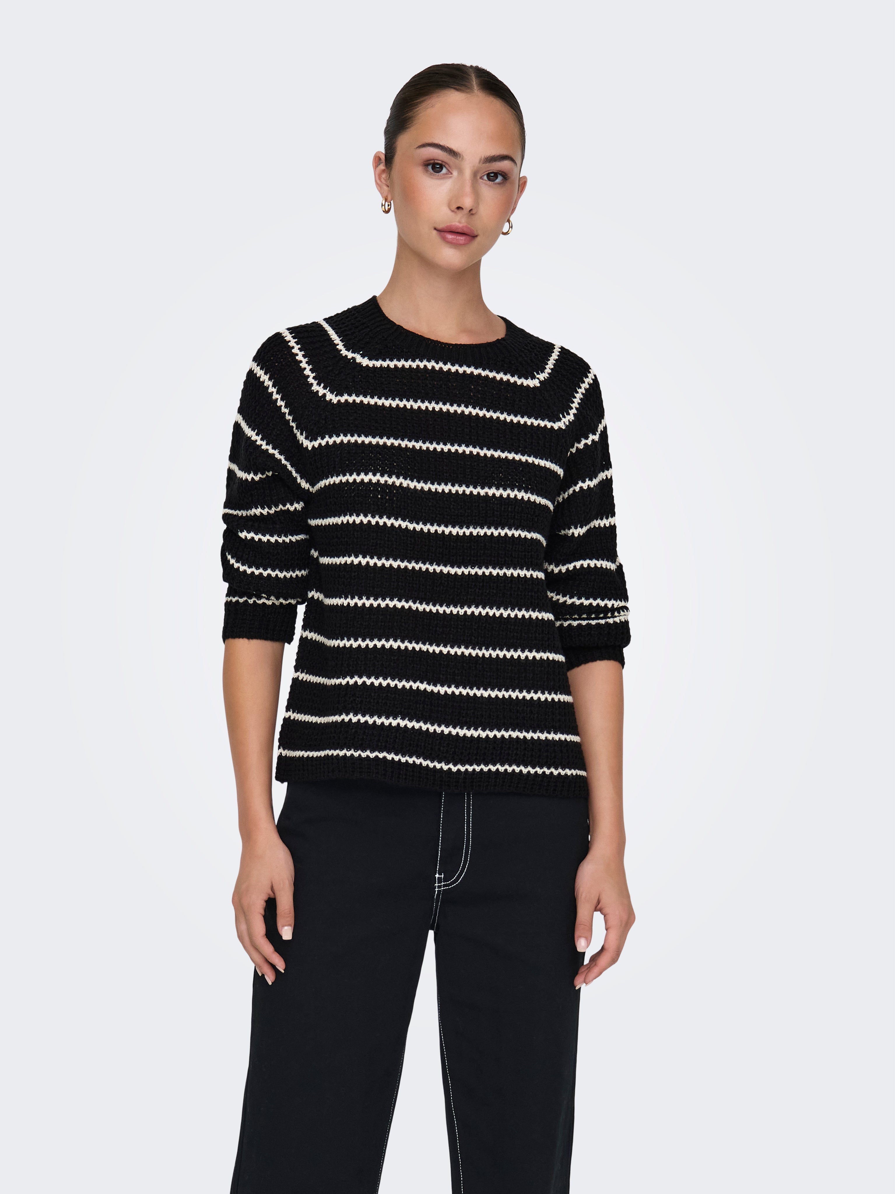 JDYELLEN Strickpullover Black