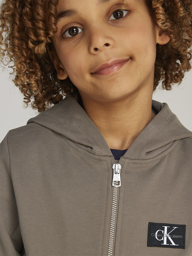 Calvin Klein BADGE ZIP-THROUGH Falcon