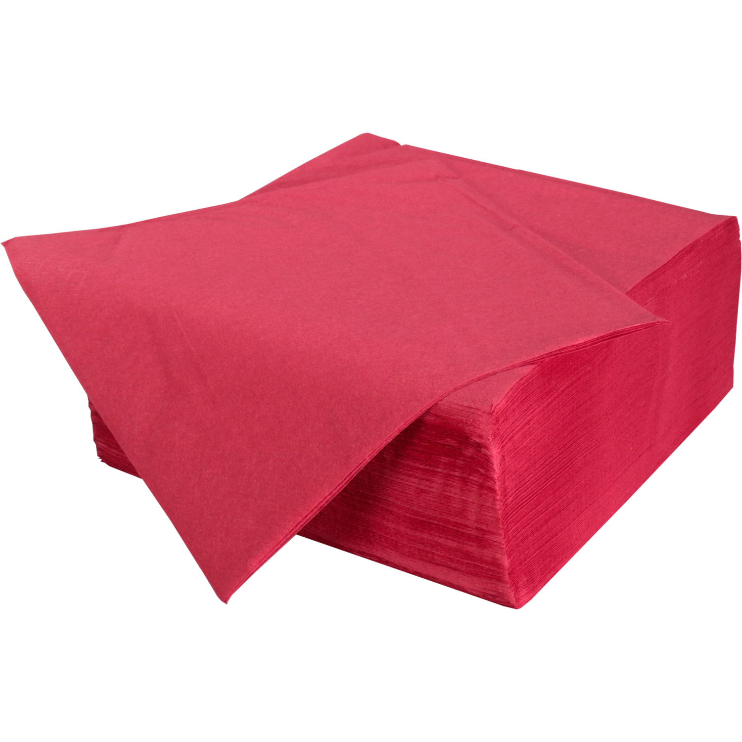 Servet, 1/4 vouw, 2-laags, 40x40cm, cellulose, bordeaux