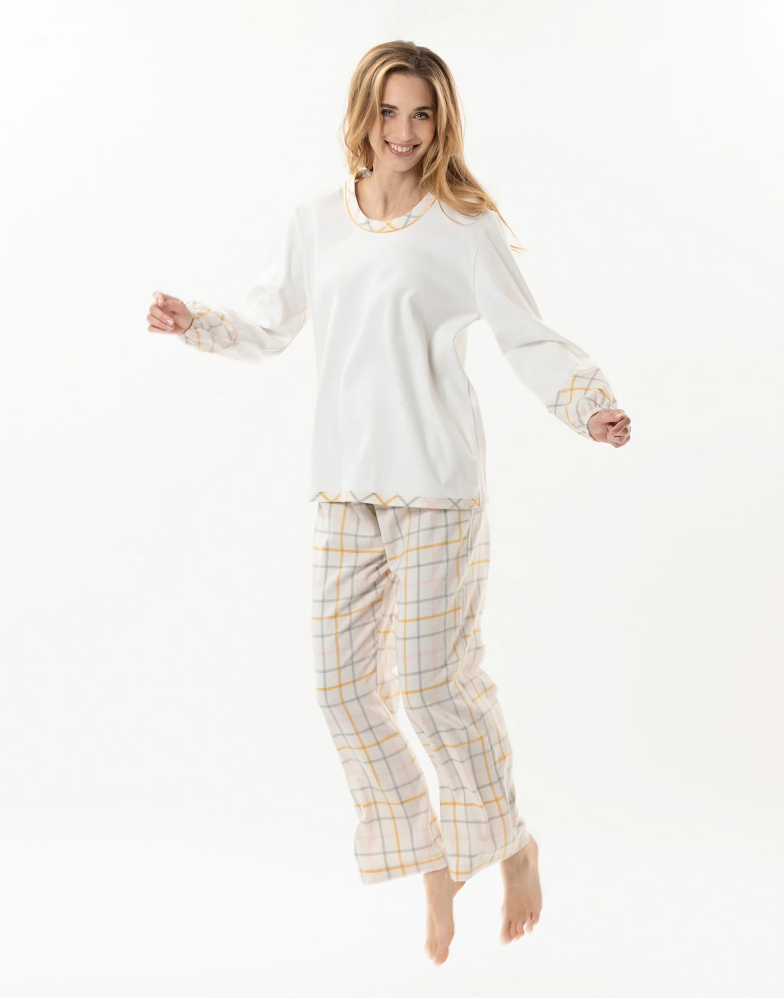Pyjama en coton polyester recyclé | Multicolore
