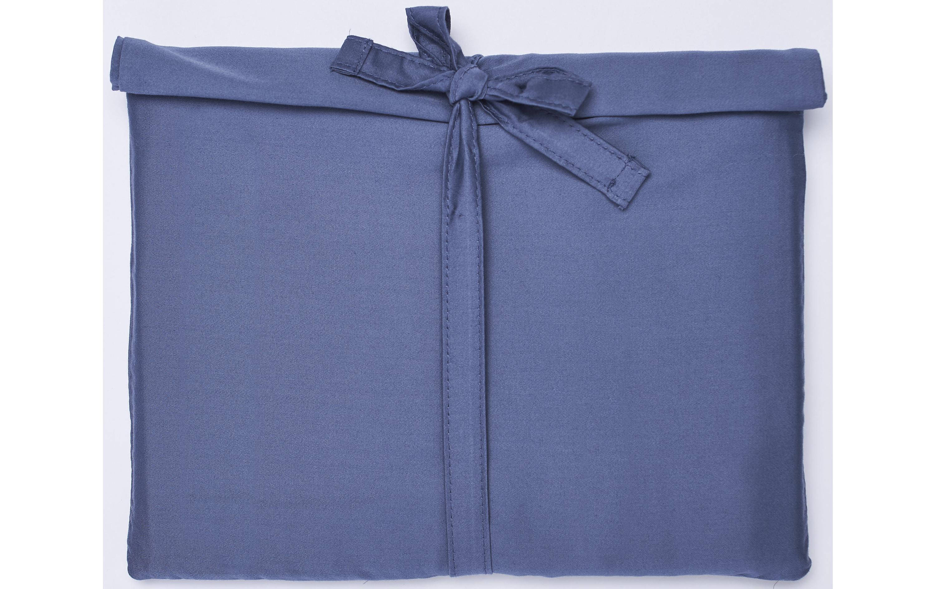 Kopfkissenbezug Braga 65 x 100 cm, Ocean BlueNachhaltiger Kissenbezug aus Bio-Baumwollsatin