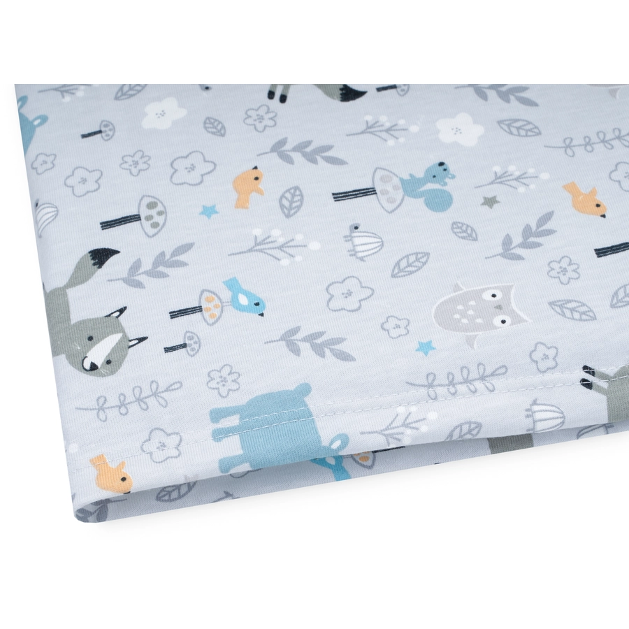 JULIUS ZÖLLNER Jersey Bezug Loop Comfy für Wickelauflagen Softy Smart Friends 85 x 75 cm