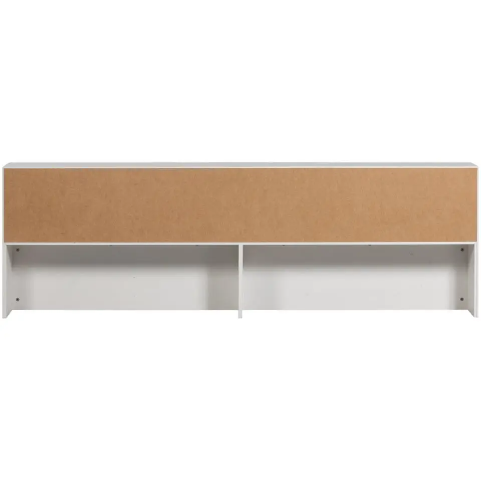 WOOOD Carter Bed - Grenenhout - Wit - 90x200