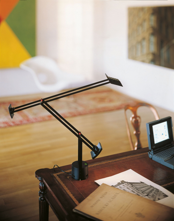 Artemide Tizio bureaulamp retrofit zwart