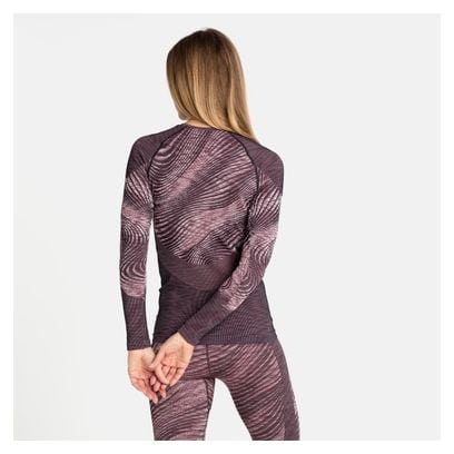 Maillot Manches Longues Odlo Femme Blackcomb Eco Rose