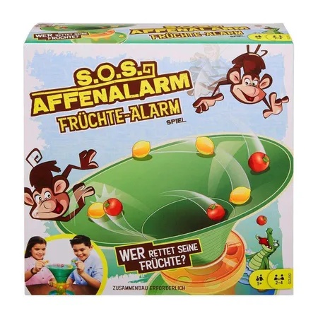 Mattel SOS Affenalarm Spiel Früchte Alarm