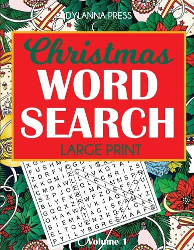 Christmas Word Search Puzzles, Large Print (Paperback)