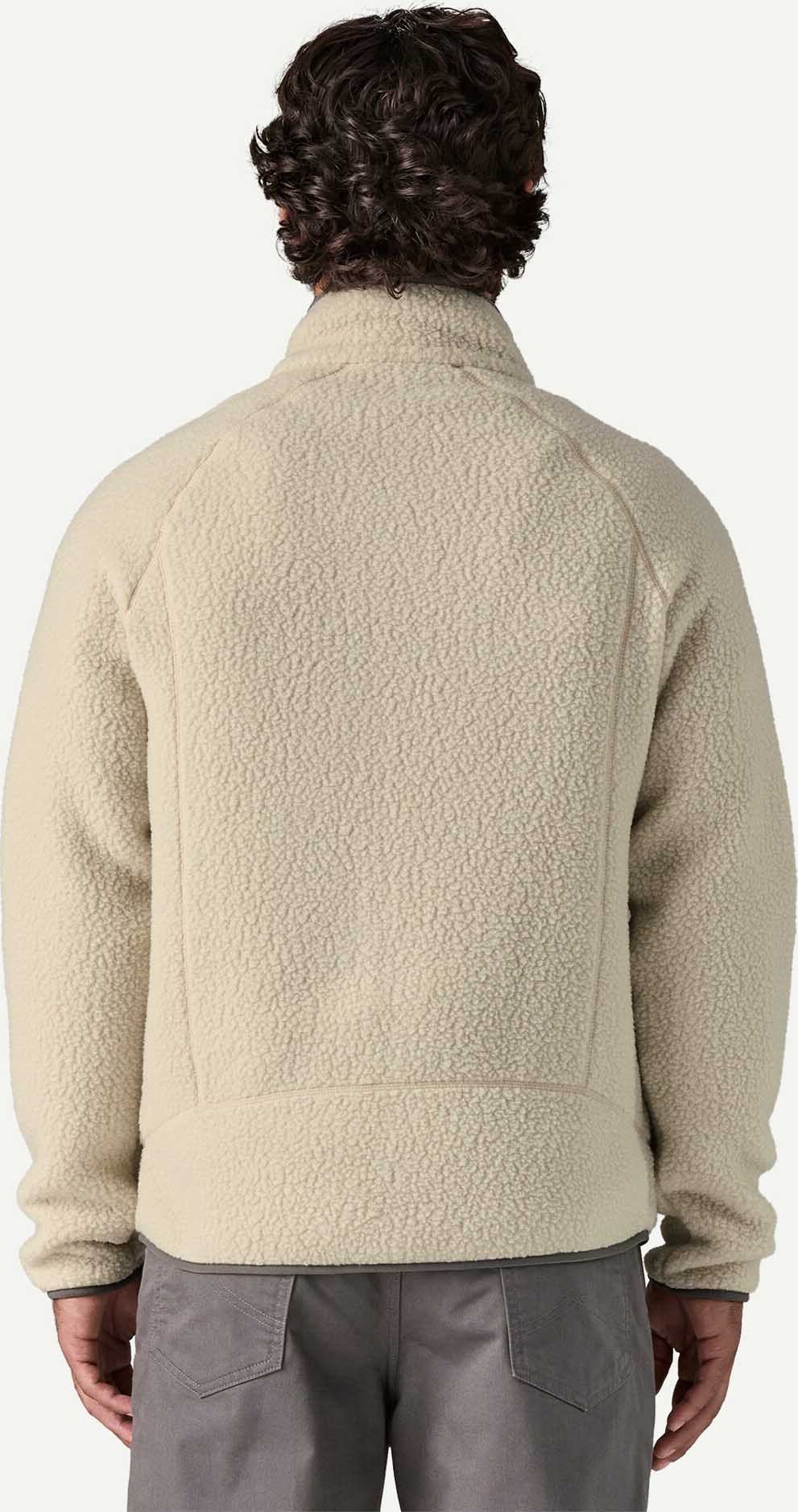 Retro Pile Jacket Herre Pelican