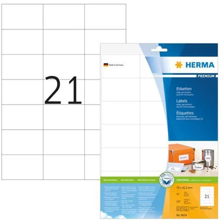 HERMA 8634 Superprint Etiketten A4 70x42,3 mm