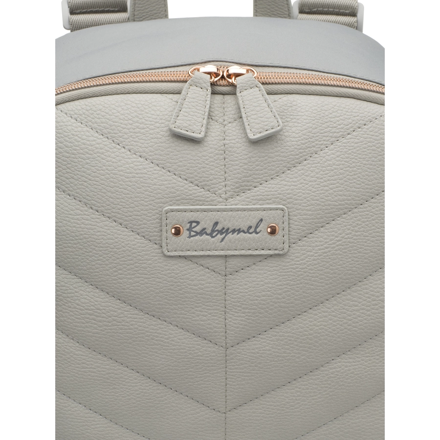 Babymel Wickelrucksack Gabby Pale Grey