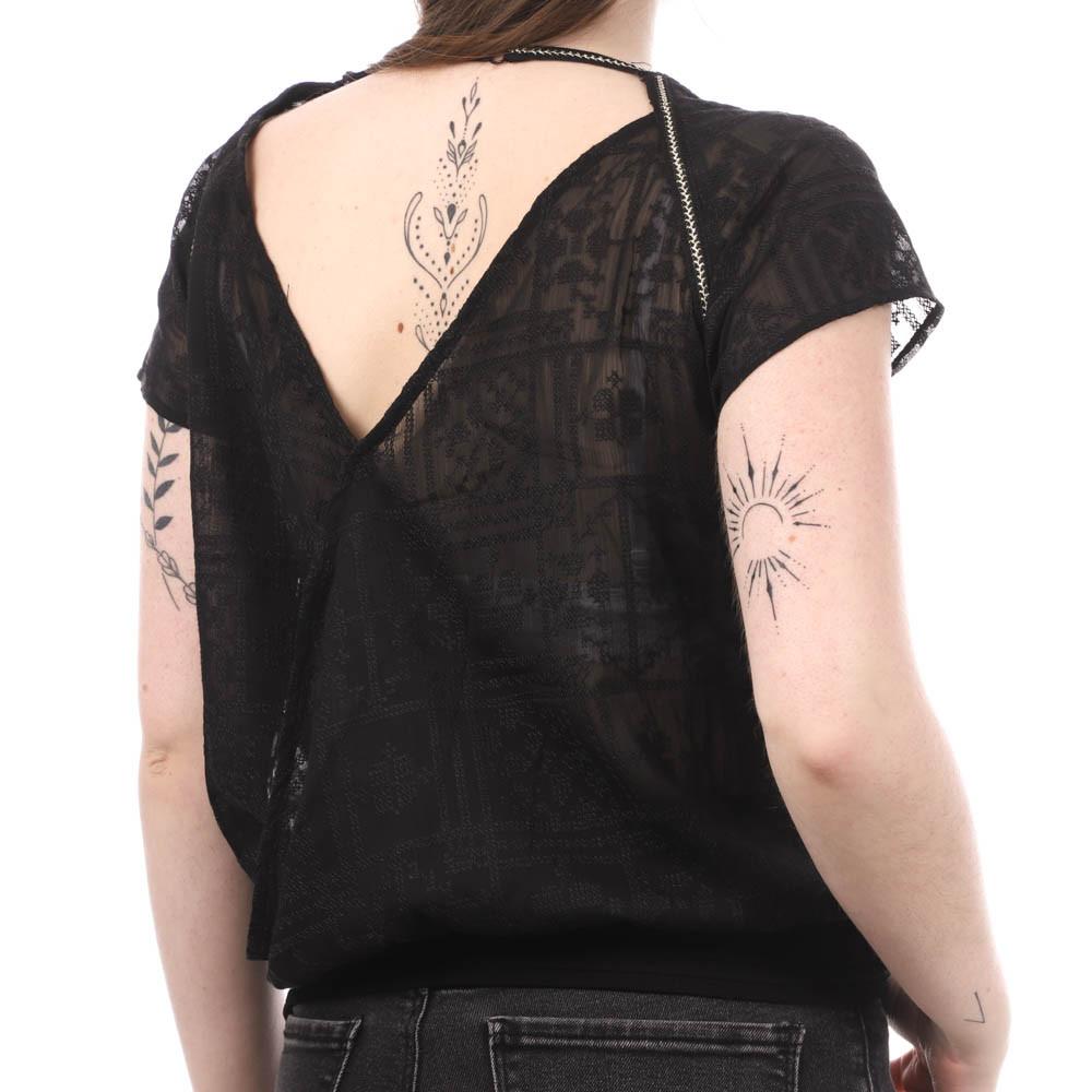 Teddy Smith T-shirt Noir Femme Teddy Smith Toxana