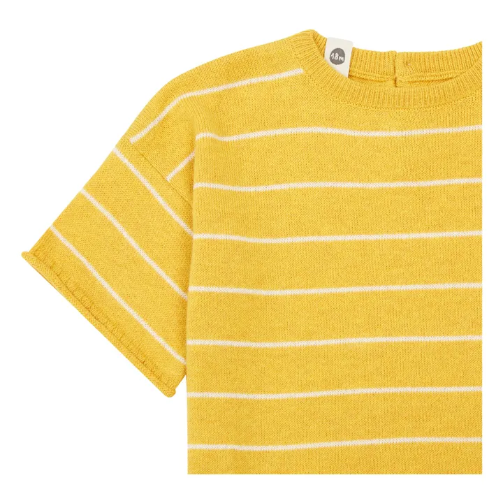 Bayiri T-Shirt Tricot  Coton Bio  | Jaune