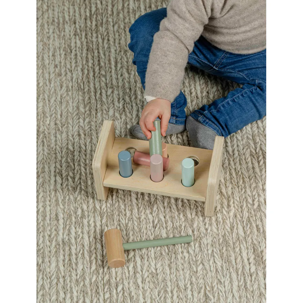 (4-tlg. Set) Kinder Holz Spielzeug Lern Spielbox Montessori Motorikspiel (T295) - 12 - 18 Monate