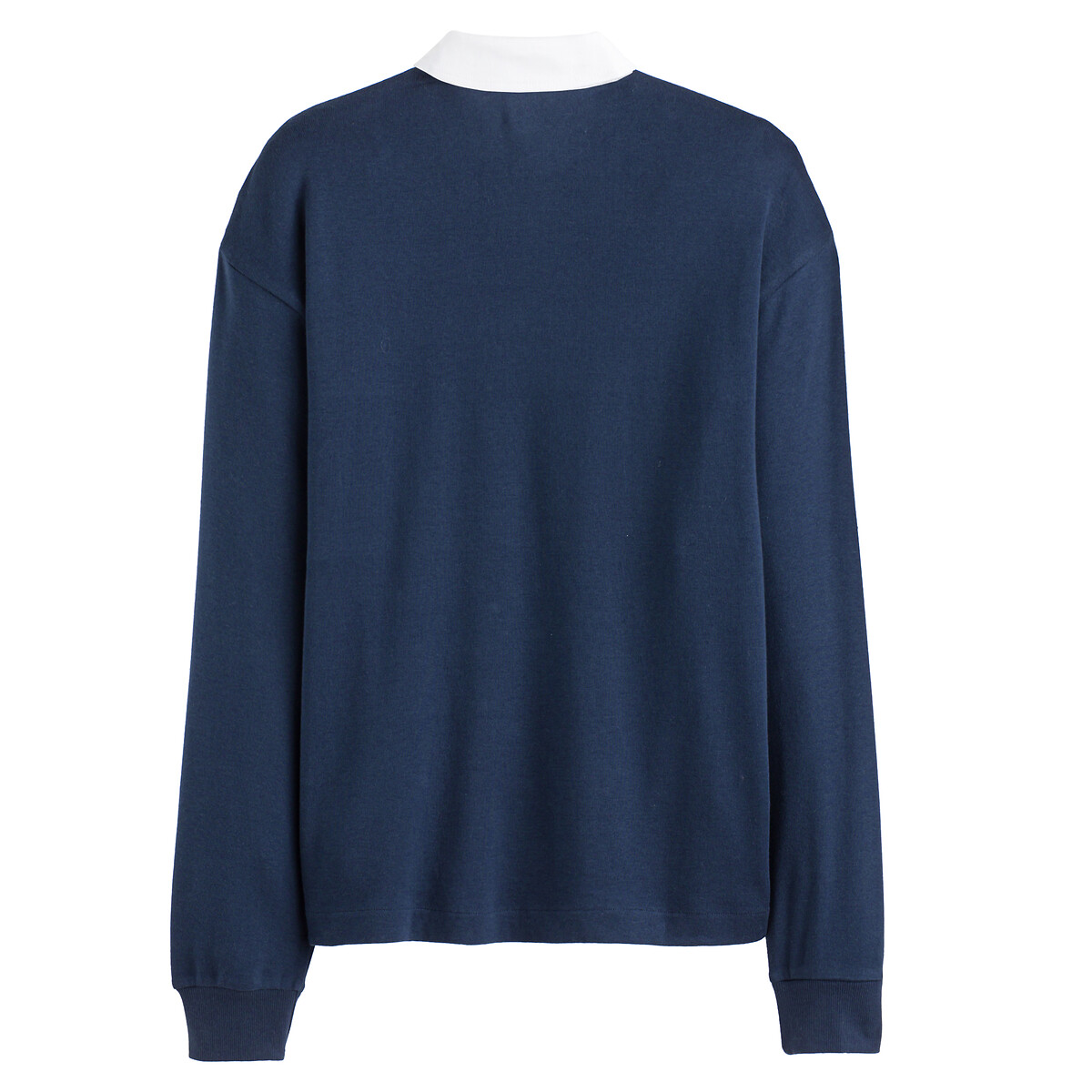 COLEÇÕES LA REDOUTE<br>Polo oversized de mangas compridas, unissex