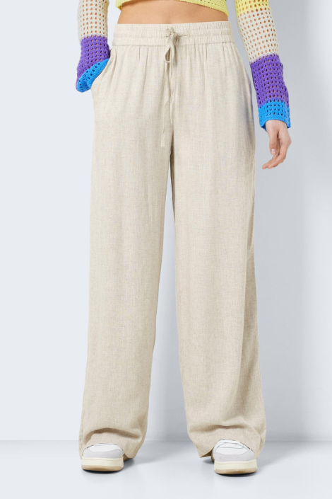 Noisy may ecru dames broek