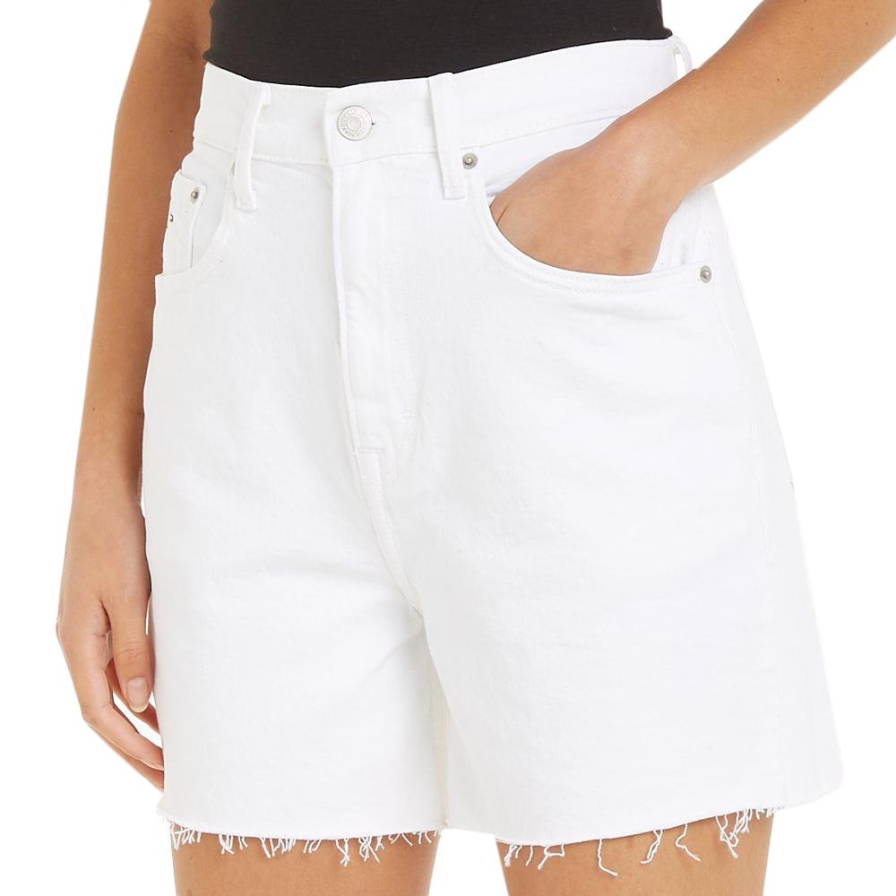 Tommy Hilfiger Short Mom Blanc Femme Tommy Hilfiger DW0DW17636