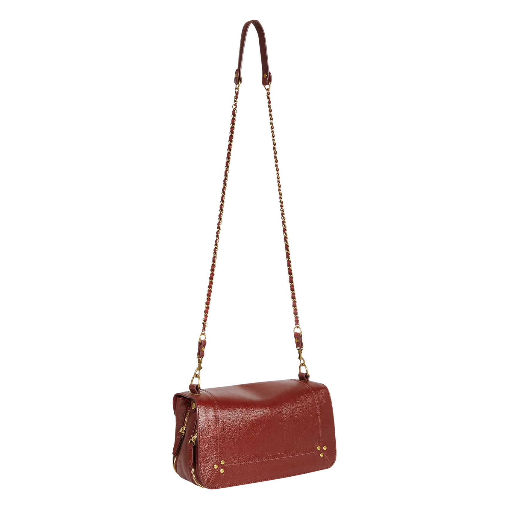 BOBI - Sac bandoulière en cuir | Marron