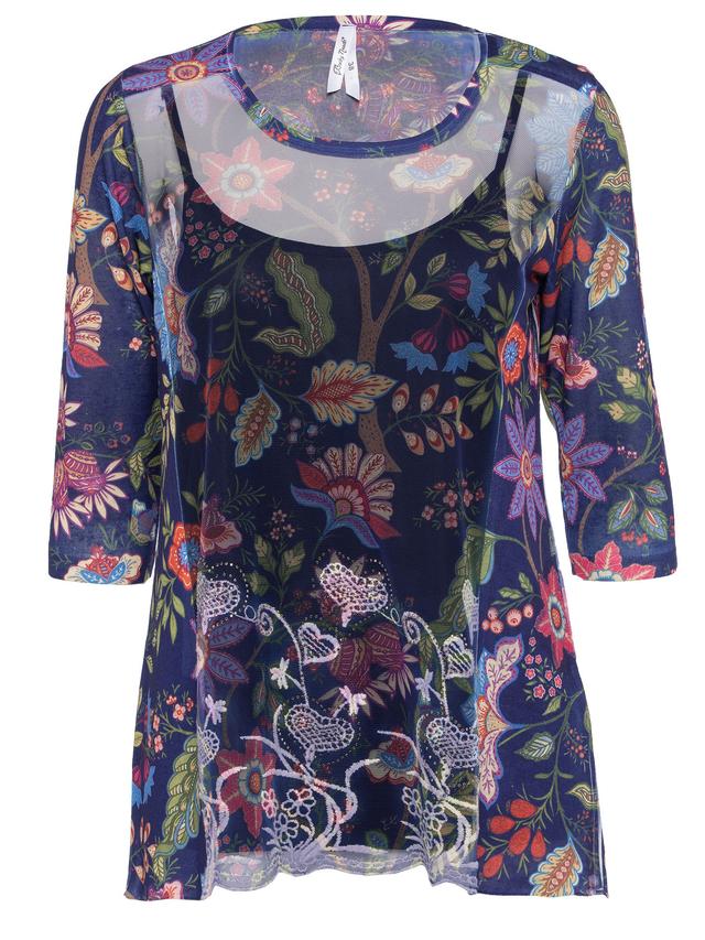 Bluse Farm Flowers