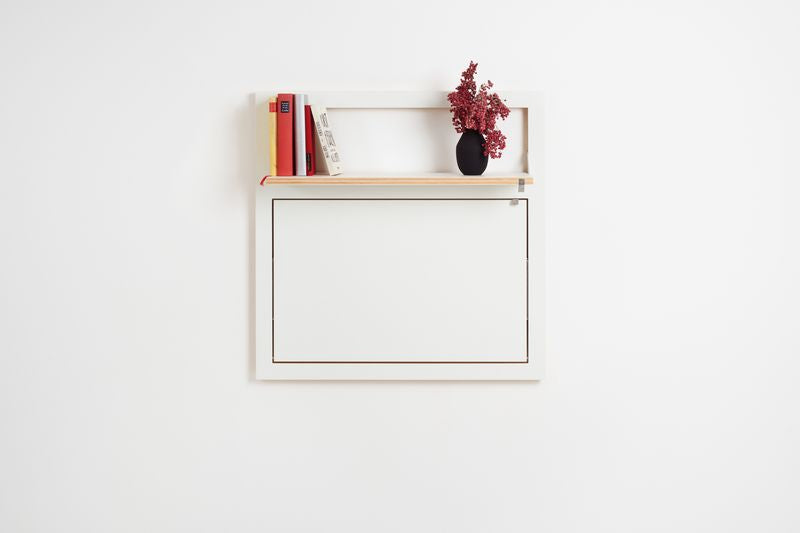 FlÃ¤pps Wandbureau|secretaresse 80x80-2 - Wit