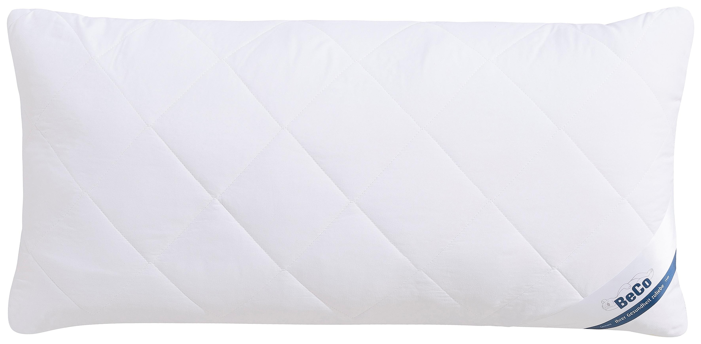 Beco Microfaserkissen »Medibett, Kopfkissen« Füllung: Polyester 1 Stk. tlg. Kissen 40x80 cm, 80x80cm, Allergiker geeignet (Hausstauballergiker)