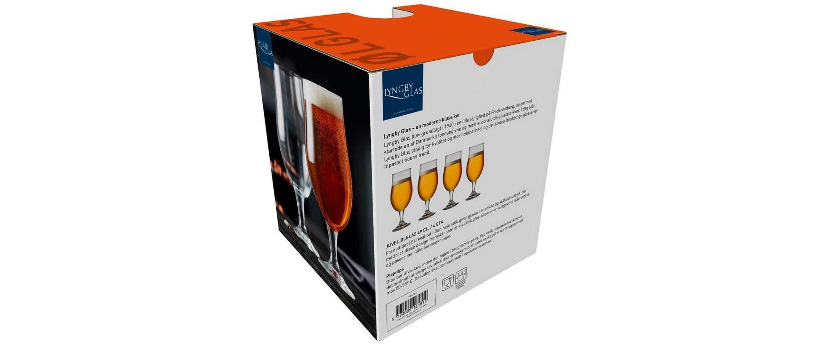 Bierglas Juvel 4 Stück, 49 clStillvolles Biertrinkgefäss