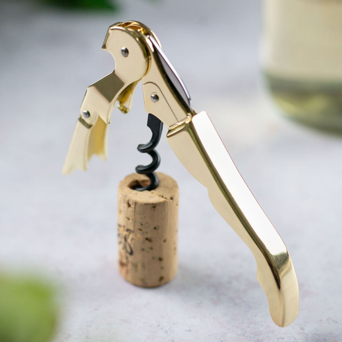 Pulltaps Basic korketrekker, gull