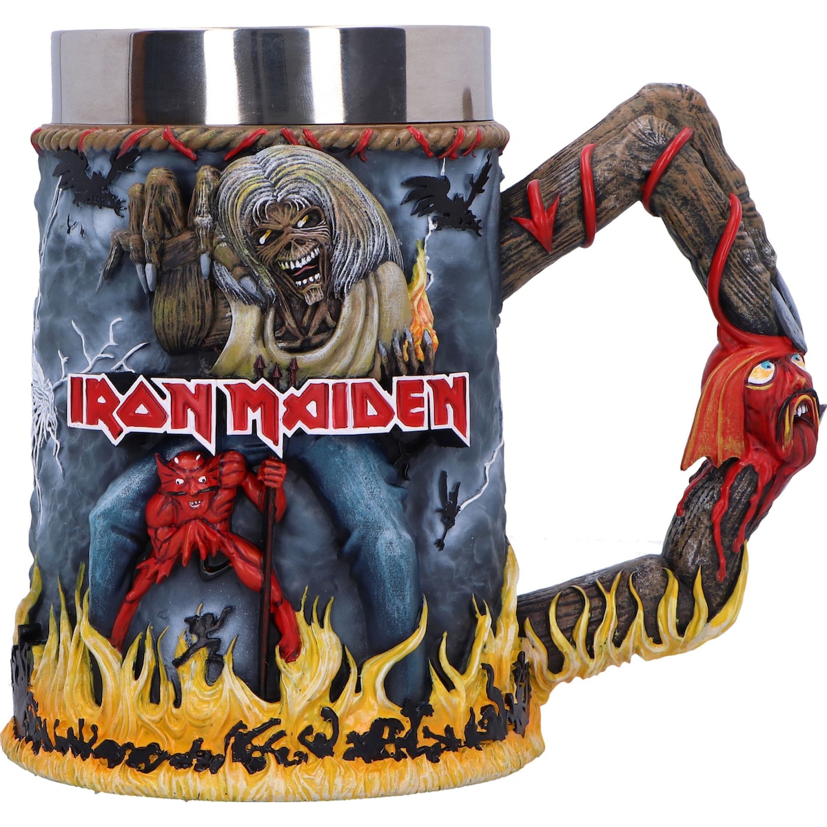Nemesis Now Iron Maiden krus (Number of the Beast)