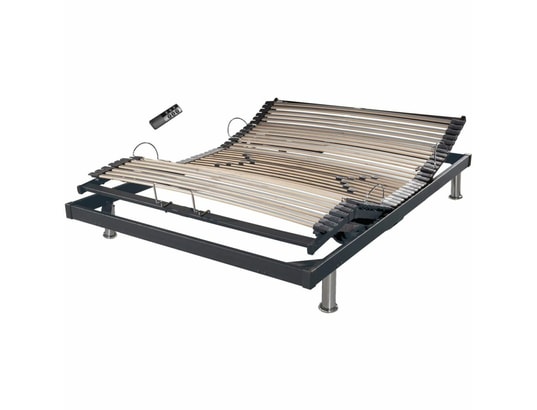 EBAC - Sommier Electrique 140 x 190 S50 electrique 140x190 mono gris