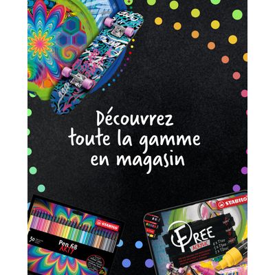 STABILO FREE Candy - Pack de 5 marqueurs acryliques - pointe moyenne - T300