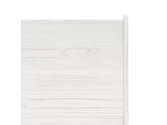 Banc d'angle REINE 151 cm blanc bois de pin solide