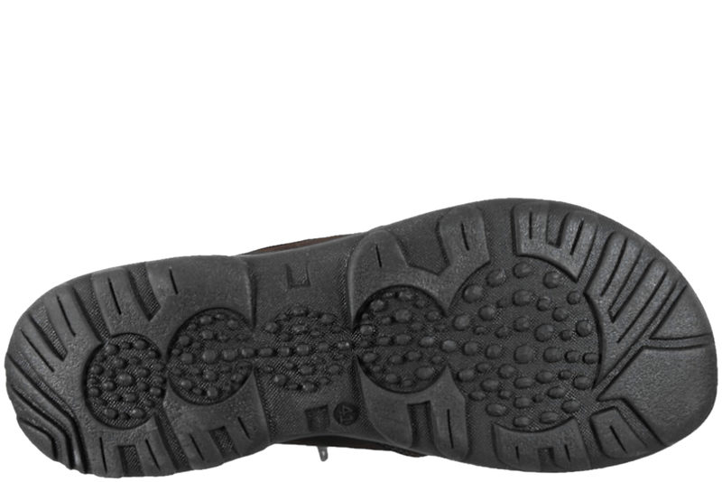 NEW FEET SNØRESKO I MØRKEBRUNT NUBUCK