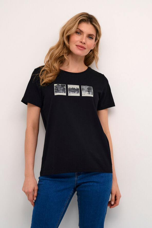 Cream CRNorma T-Shirt Cambodia pictures black
