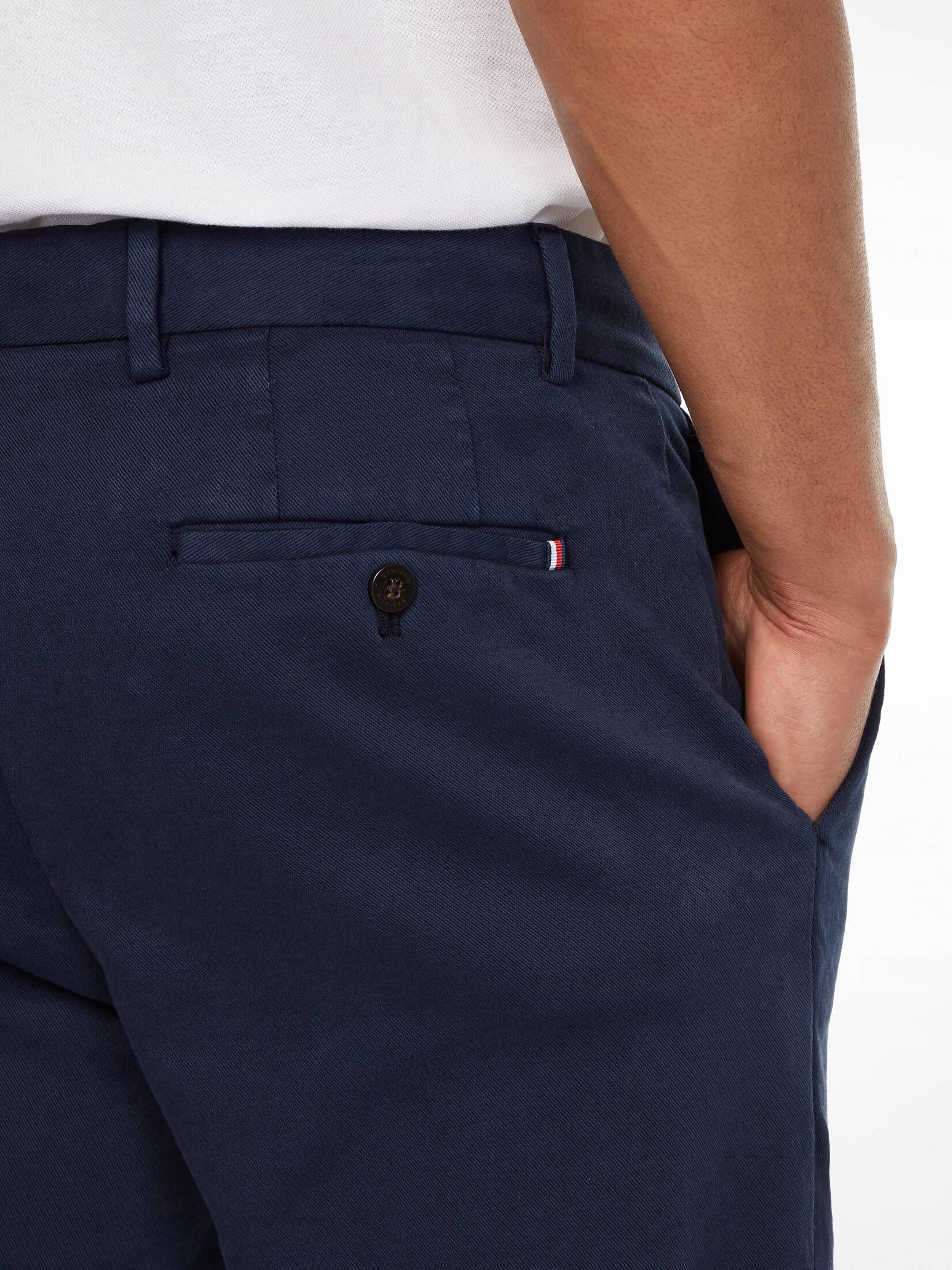 Tommy Hilfiger| Herren Hose CHELSEA 1 PLT CO/WOOL GMD