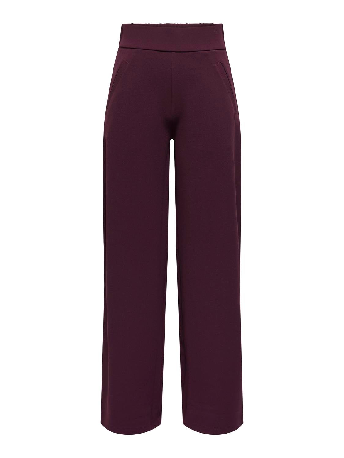 JDYLOUISVILLE Hohe Taille Weiter Beinschnitt Hose mit weitem Beinschnitt Winetasting