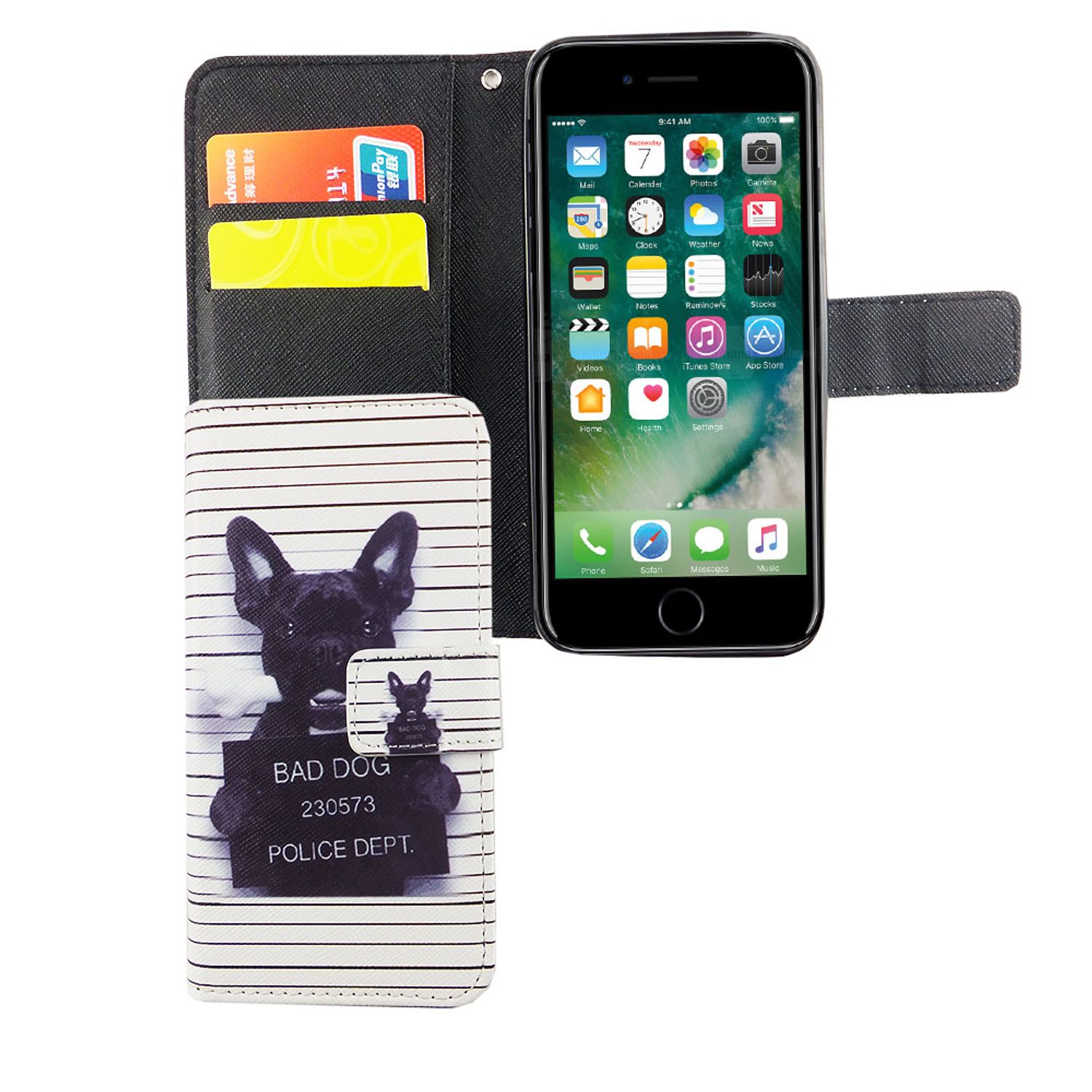 Hülle Handy Schutz für Apple iPhone 6 / 6s Case Cover Tasche Wallet Etui Bumper