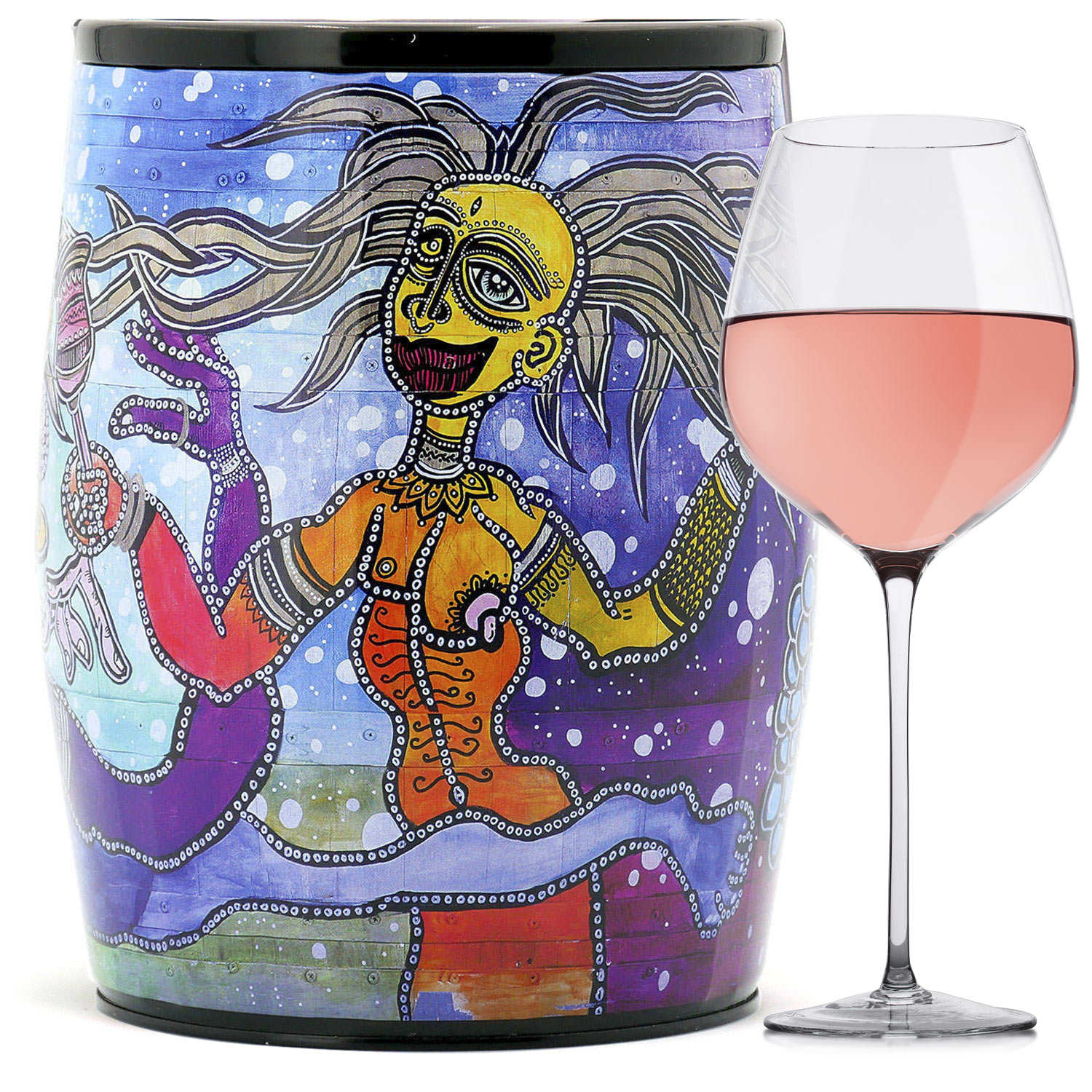Bib'Art Michaël Relave vin rosé Le Benjamin de Puech Haut