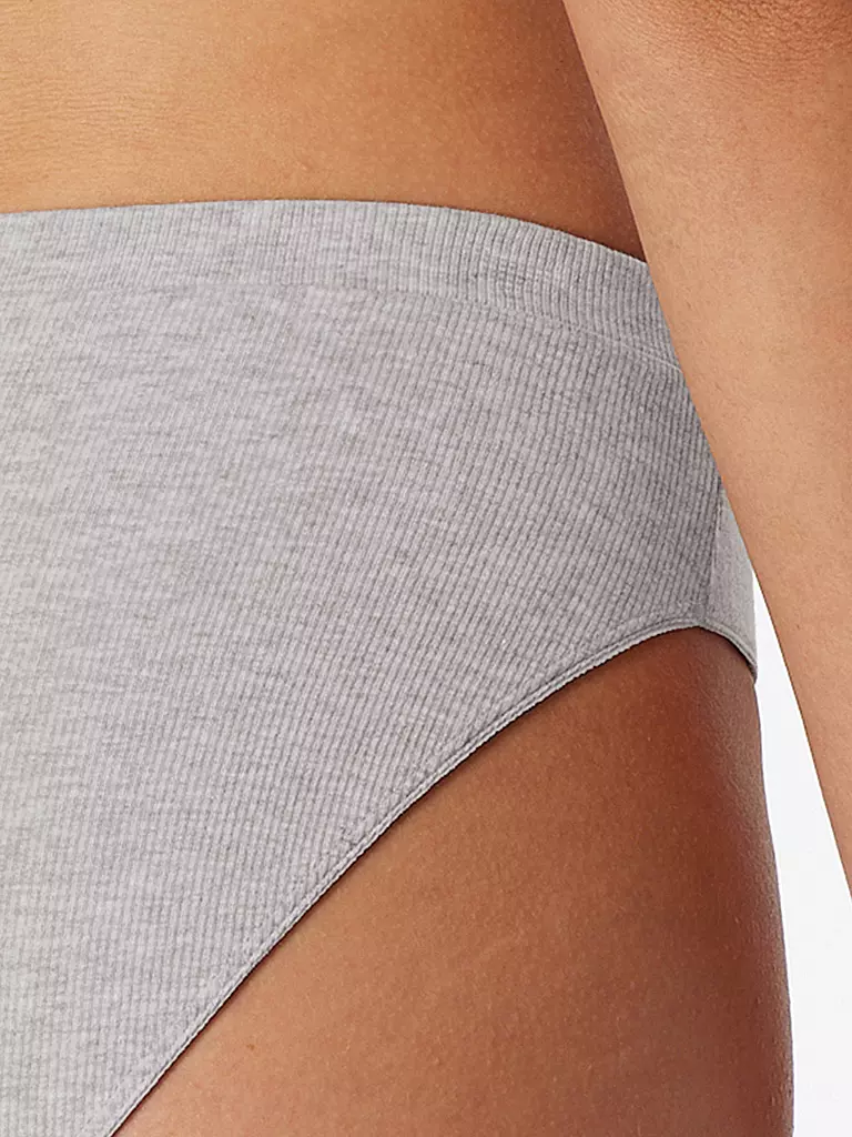 SCHIESSER Rio Slip grau-mel hellgrau