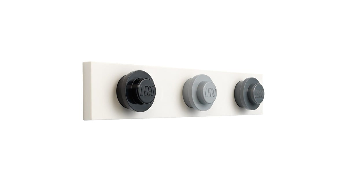 Room CopenhagenLEGO Wall Hanger Rack wandmontage   (Wit, Grijs, Zwart)