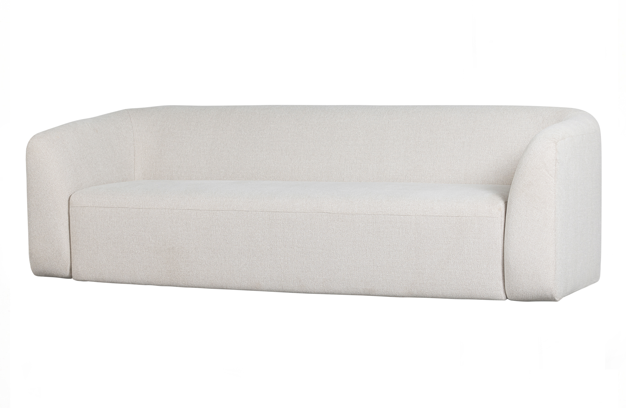 BePureHome 3-zitsbank Sloping Pearl Melange
