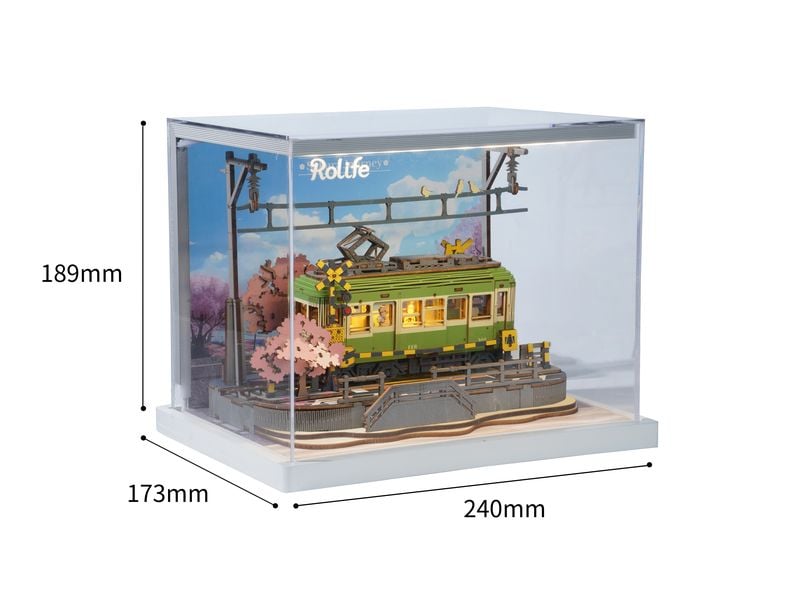 RoboTime Bausatz Sakura Journey 223-teilig 3D-Puzzle aus lasergeschnittenen Holzteilen