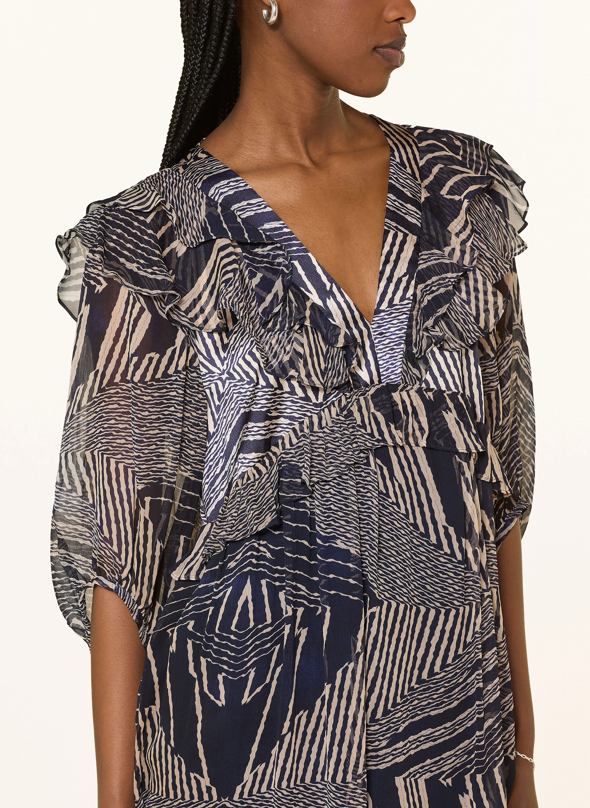 ba&sh Kleid ACACIA mit 3/4-Arm