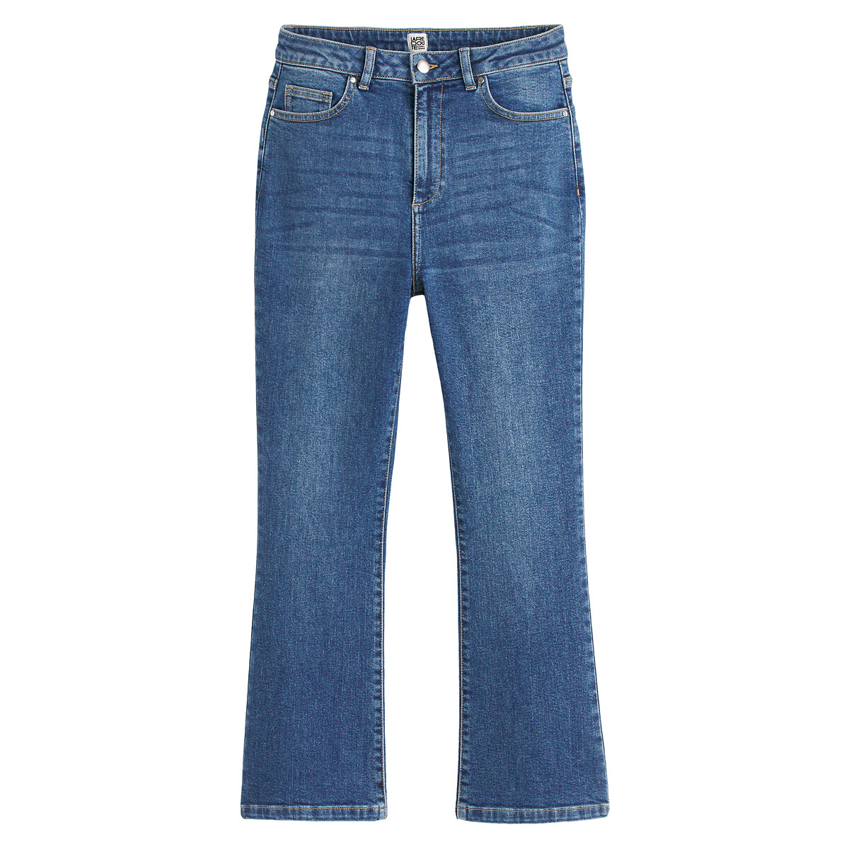 COLEÇÕES LA REDOUTE<br>Jeans kick flare, hoge taille